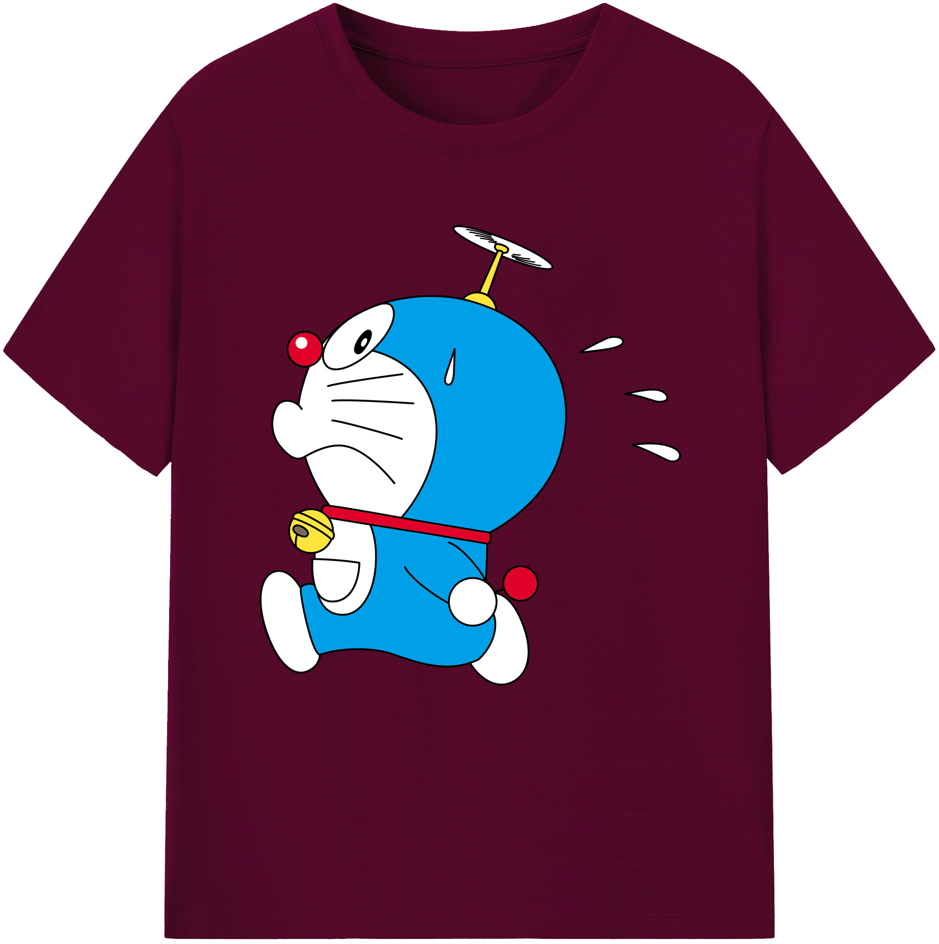 （画像用） ドラえもん Doraemon レディースカジュアルプリントTシャツ（綿100％）